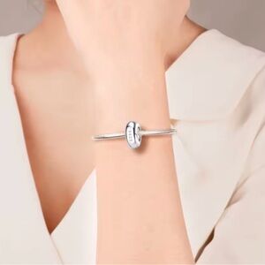 Sterling silver charm spacer